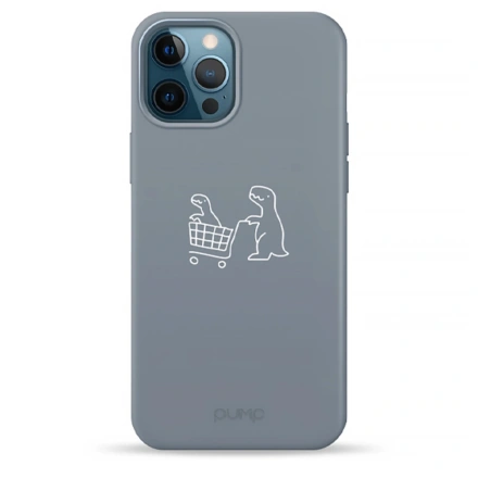 Чохол Pump Silicone Minimalistic Case for iPhone 12 Pro Max - Dino Market (PMSLMN12(6.7)-1/307)